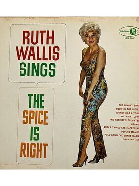 Ruth Wallis Sings The Spice is Right VTG Vinyl 60s LP Risque /Naughty /Humour